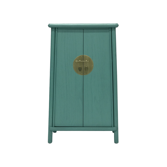 A SHAPE CABINET H95CM TURQUOISE WASH MQZ-21