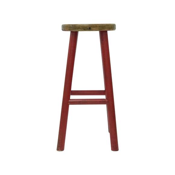 BARSTOOL ROUND RED MQZ-203