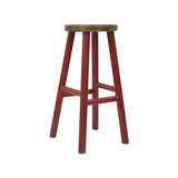 BARSTOOL ROUND RED MQZ-203