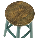 BARSTOOL ROUND TURQUOISE  MQZ-203