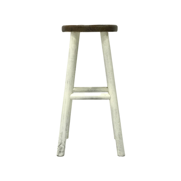 BARSTOOL ROUND WHITE MQZ-203