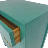 CABINET ORIENT 1DW2DR TURQUOISE WASH MQZ-08