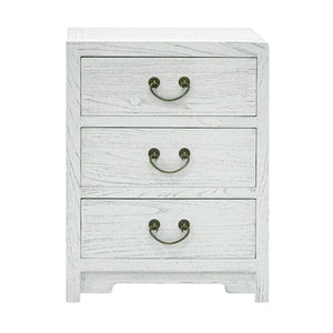 CABINET 3 DRAWER WHITE WASH MQZ-39