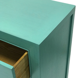 CABINET DRAWER 4DW TURQUOISE WASH MQZ-30
