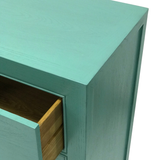 CABINET DRAWER 8DW TURQUOISE WASH MQZ-29