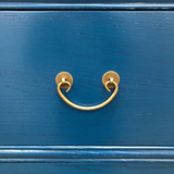 CABINET DRAWER NARROW 4DW BLUE WASH MQZ-44