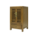 CABINET LATTICE 1DW2DR LIGHT WOOD MQZ-26