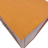 SHOE CABINET LATTICE 2DR TANGERINE MQZ-07