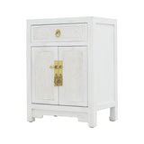 CABINET RATTAN 1DW2DR WHITE WASH MQZ-302