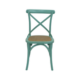 CHAIR DINING CROSSBACK TURQUOISE MQZ-207
