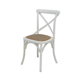 CHAIR DINING CROSSBACK WHITE MQZ-207