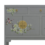 CONSOLE FLEUR 3DW4DR GREY WASH MQZ-14