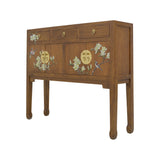 CONSOLE FLEUR 3DW4DR LIGHT WOOD MQZ-14