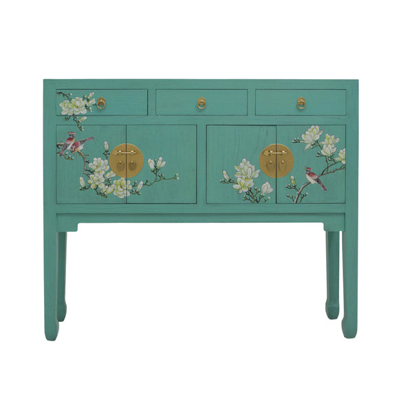 CONSOLE FLEUR 3DW4DR TURQUOISE WASH MQZ-14