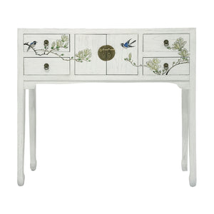 CONSOLE FLEUR 4DW2DR WHITE WASH MQZ-06