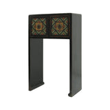 CONSOLE TABLE PAINTED 2DW 4CH-15