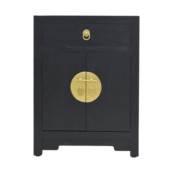 CABINET ORIENT 1DW2DR BLACK WASH MQZ-08