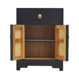 CABINET ORIENT 1DW2DR BLACK WASH MQZ-08