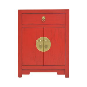 CABINET ORIENT 1DW2DR RED WASH MQZ-08