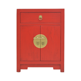 CABINET ORIENT 1DW2DR RED WASH MQZ-08