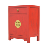 CABINET ORIENT 1DW2DR RED WASH MQZ-08