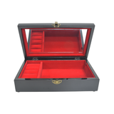 JEWELRY BOX SHELL COIN  BLACK