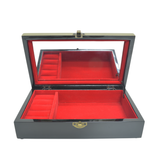 JEWELRY BOX SHELL COIN GREY