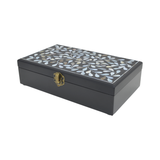 JEWELRY BOX SHELL VINE BLACK