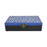 JEWELRY BOX SHELL VINE BLUE