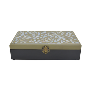 JEWELRY BOX SHELL VINE GREY