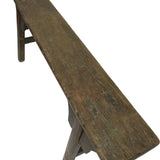 KUNGFU BENCH RUSTIC RED 4CH-79