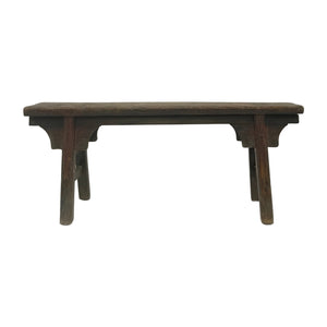 KUNGFU BENCH RUSTIC RED 4CH-79