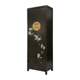 NARROW CABINET FLEUR DARK WOOD MQZ-37