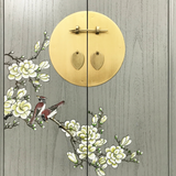 NARROW CABINET FLEUR GREY WASH MQZ-37