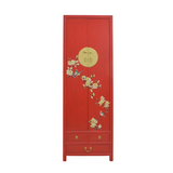 NARROW CABINET FLEUR RED WASH MQZ-37