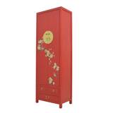 NARROW CABINET FLEUR RED WASH MQZ-37