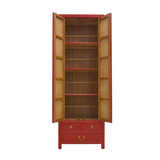 NARROW CABINET FLEUR RED WASH MQZ-37