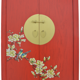 NARROW CABINET FLEUR RED WASH MQZ-37