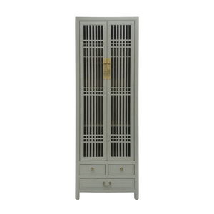 NARROW CABINET LATTICE GREY WASH MQZ-12