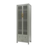 NARROW CABINET LATTICE GREY WASH MQZ-12