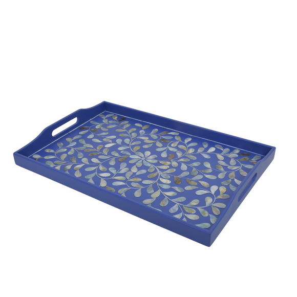 REC TRAY SHELL VINE M BLUE