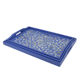 REC TRAY SHELL VINE M BLUE