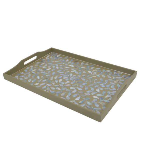 REC TRAY SHELL VINE L GREY