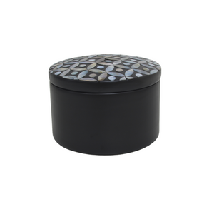 ROUND BOX SHELL COIN BLACK L