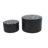 ROUND BOX SHELL COIN BLACK M