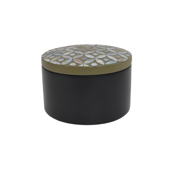 ROUND BOX SHELL COIN GREY L