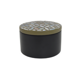 ROUND BOX SHELL COIN GREY L