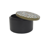 ROUND BOX SHELL COIN GREY L