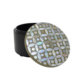 ROUND BOX SHELL COIN GREY L