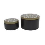 ROUND BOX SHELL COIN GREY L